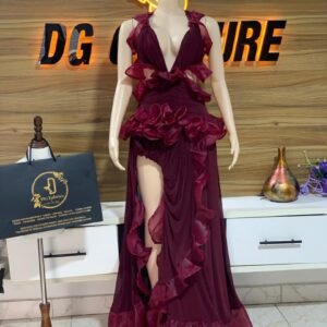 PRE ORDER: CRIMSON STATEMENT DRESS