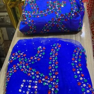 LUXURY CRYSTAL LACE FACRIC