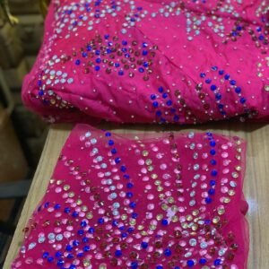 LUXURY CRYSTAL LACE FABRIC