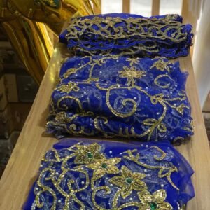 Blue Luxury George Fabric