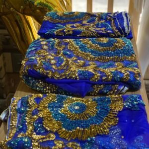 Blue Luxury George Fabric