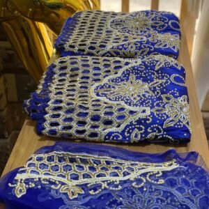 Blue Luxury George Fabric