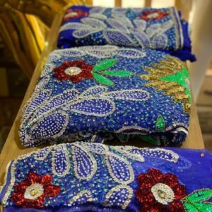 Blue Luxury George Fabric