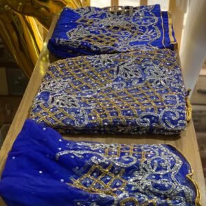 Blue Luxury George Fabric