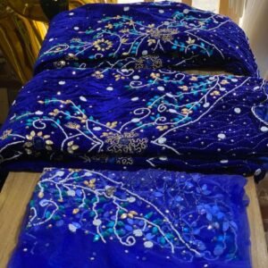 Blue Luxury George Fabric