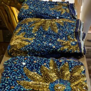 Blue Luxury George Fabric
