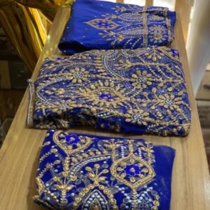Blue Luxury George Fabric