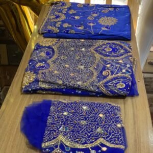 Luxury Blue George Fabric