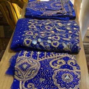 Luxury Blue George Fabric