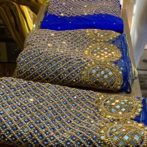 Blue Luxury George Fabric