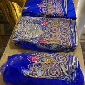 Blue Luxury George Fabric