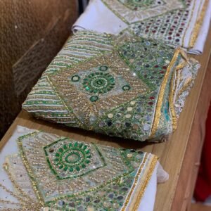 WHITE GEORGE FABRIC