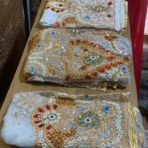 WHITE LUXURY GEORGE FABRIC