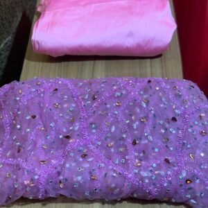 PINK CRYSTAL LACE