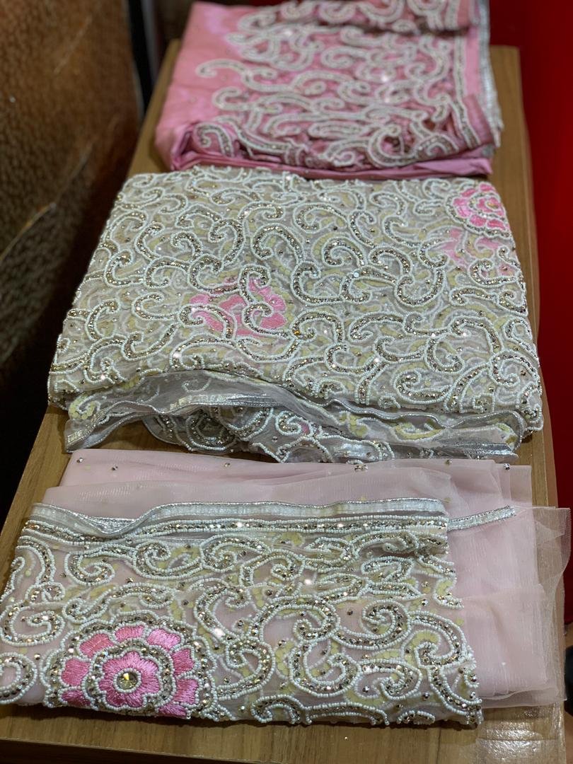 PINK GEORGE FABRIC