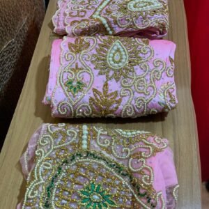 PINK GEORGE FABRIC