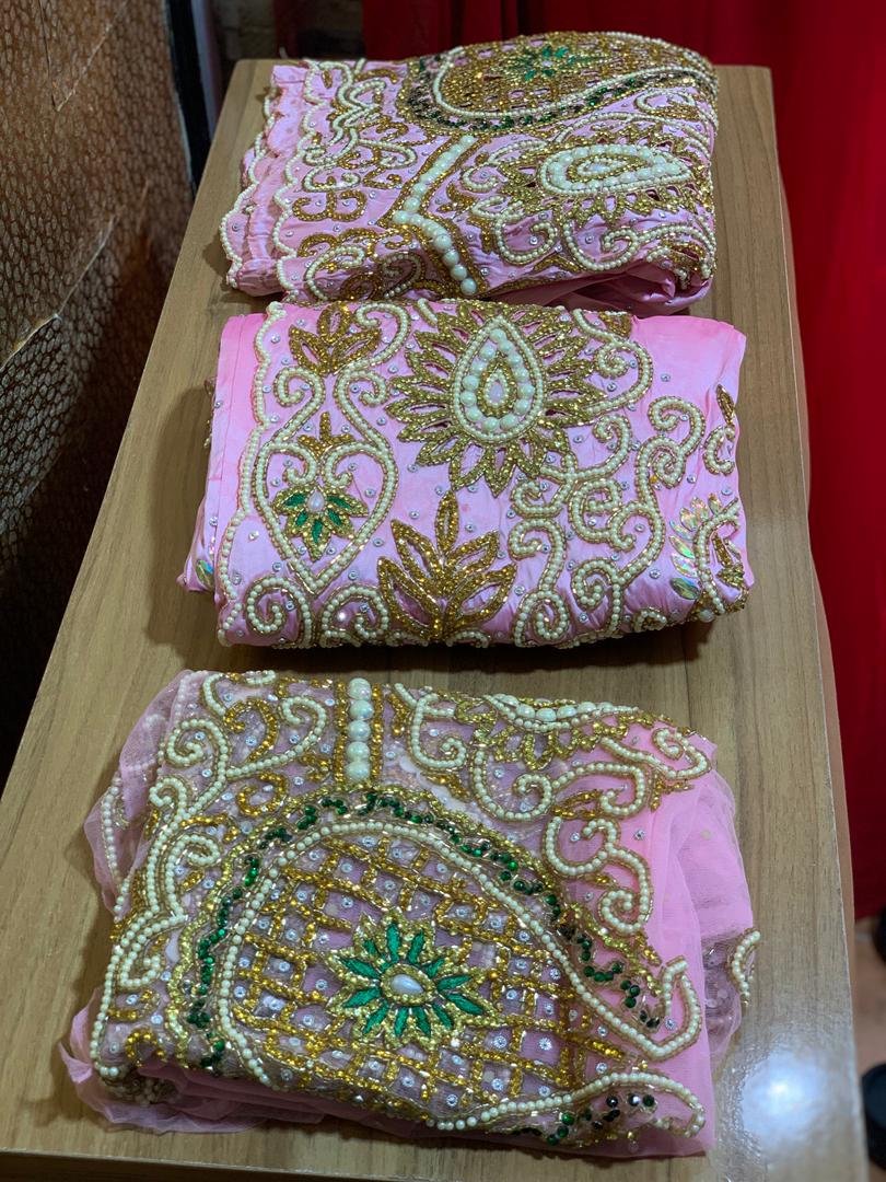 PINK GEORGE FABRIC