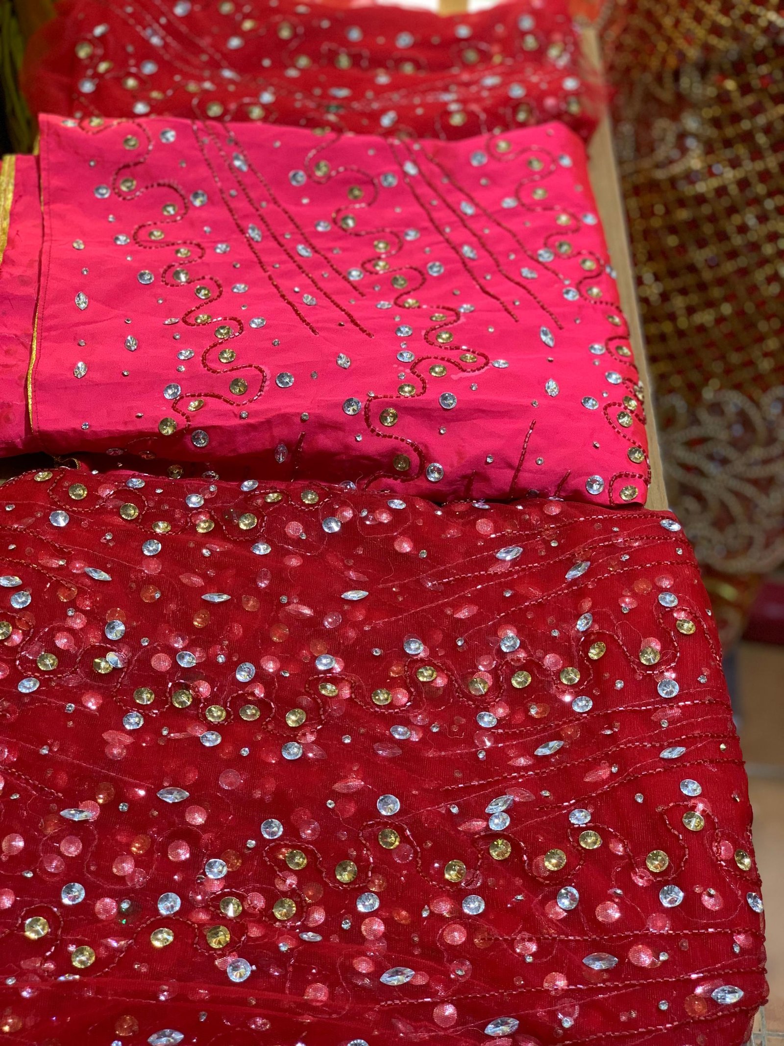 LUXURY RED CRYSTAL GEORGE