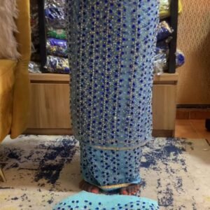 LUXURY BLUE CRYSTAL GEORGE
