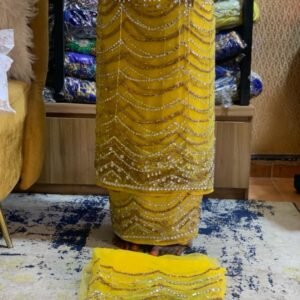 LUXURY YELLOW CRYSTAL GEORGE