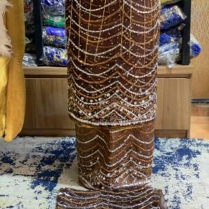 LUXURY BROWN CRYSTAL GEORGE