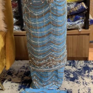 LUXURY BLUE CRYSTAL  GEORGE